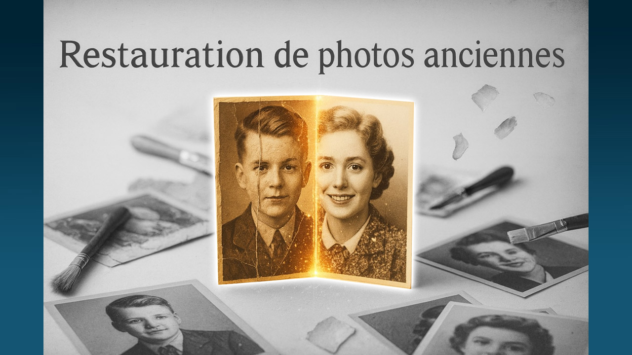 Venez restaurer vos vielles photos !